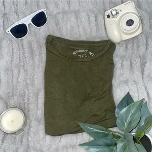 Green Long Sleeve Tee